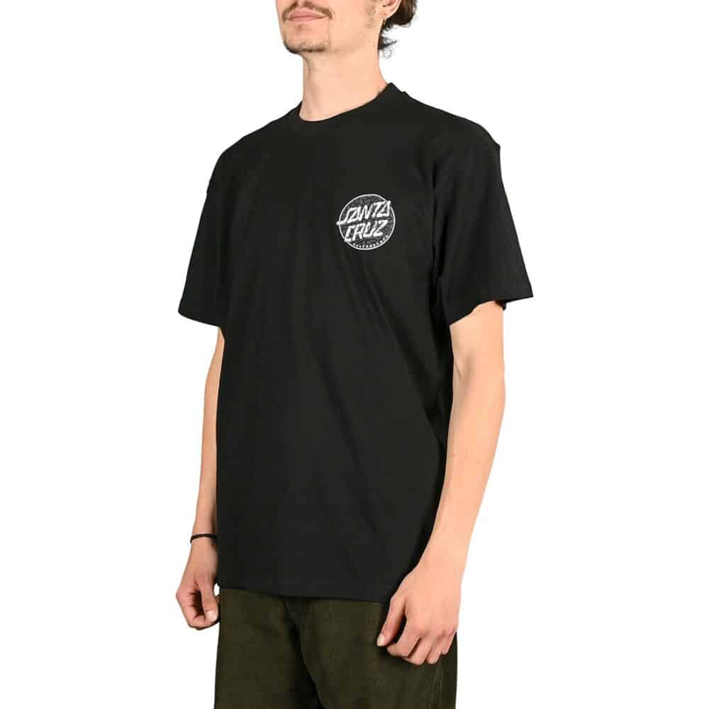 Santa Cruz Alive Dot S/S T-Shirt - Black