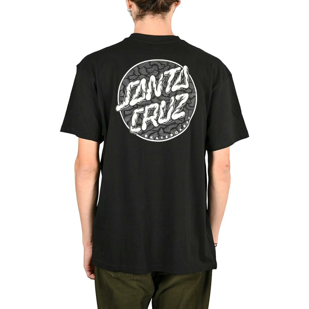 Santa Cruz Alive Dot S/S T-Shirt - Black