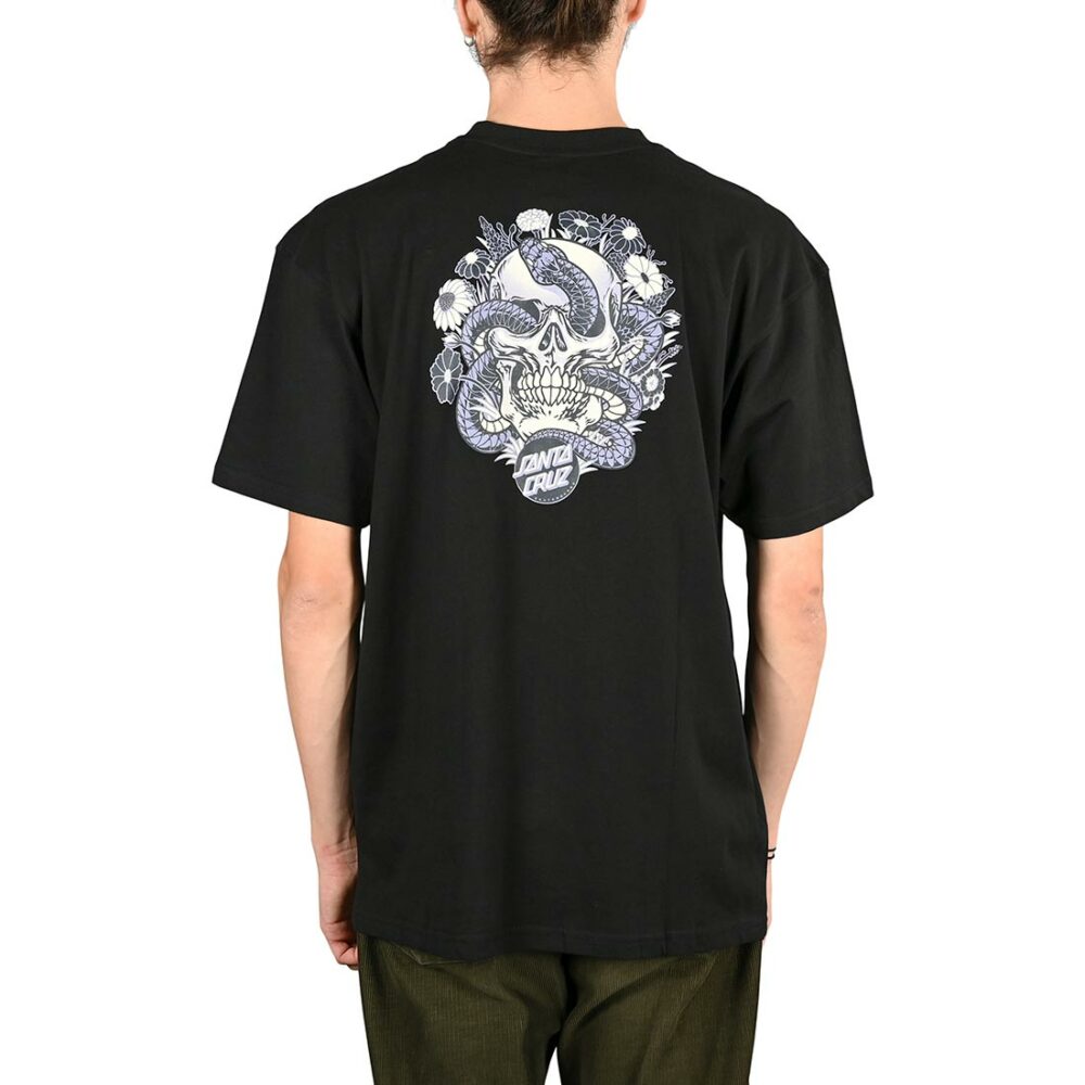 Santa Cruz Botanic Skull S/S T-Shirt - Black