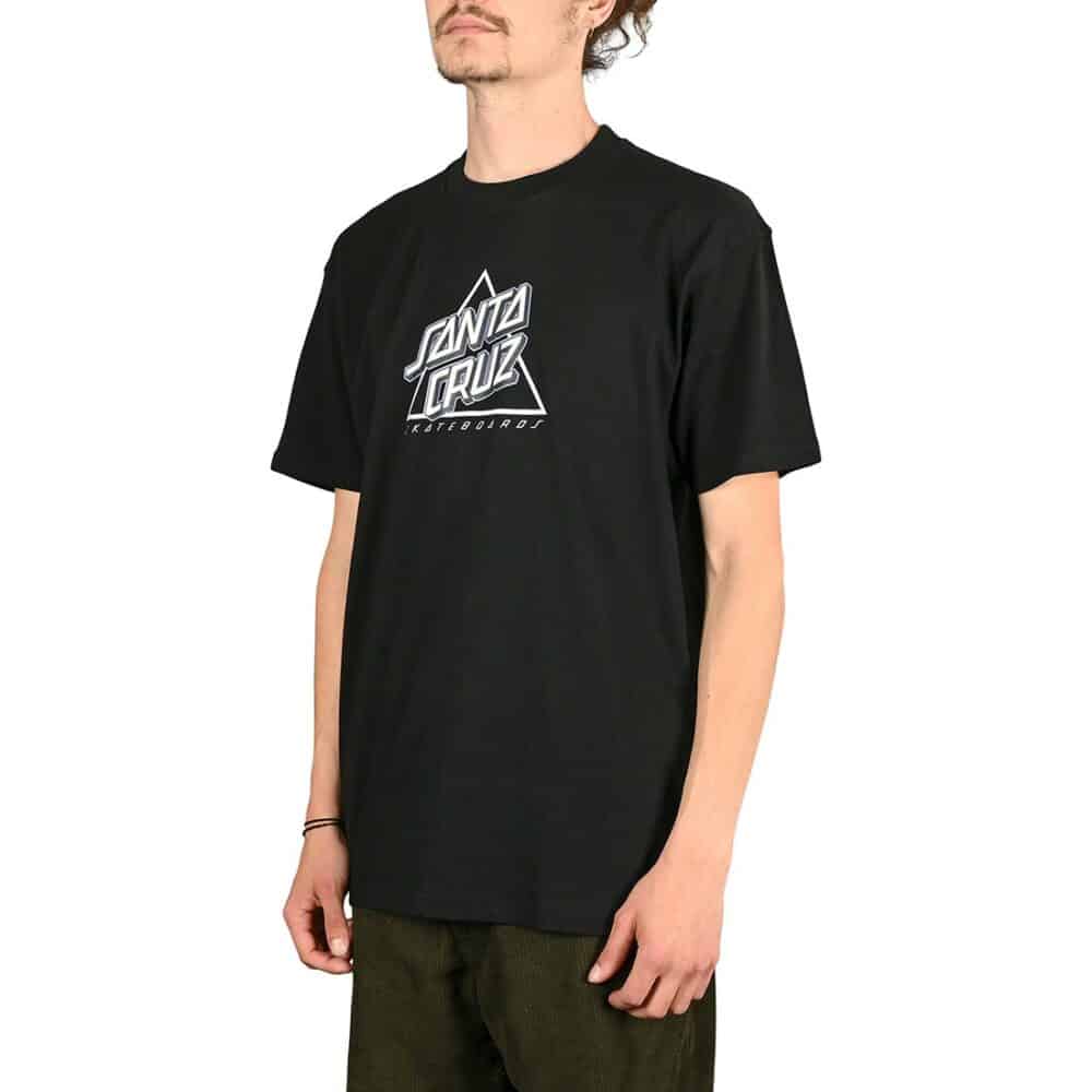 Santa Cruz Lined Not A Dot S/S T-Shirt - Black