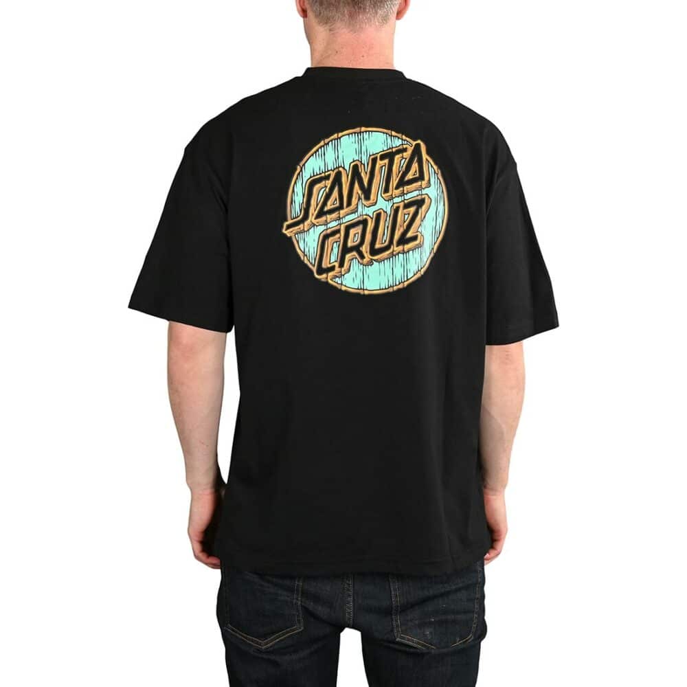 Santa Cruz Tiki Dot S/S T-Shirt - Black