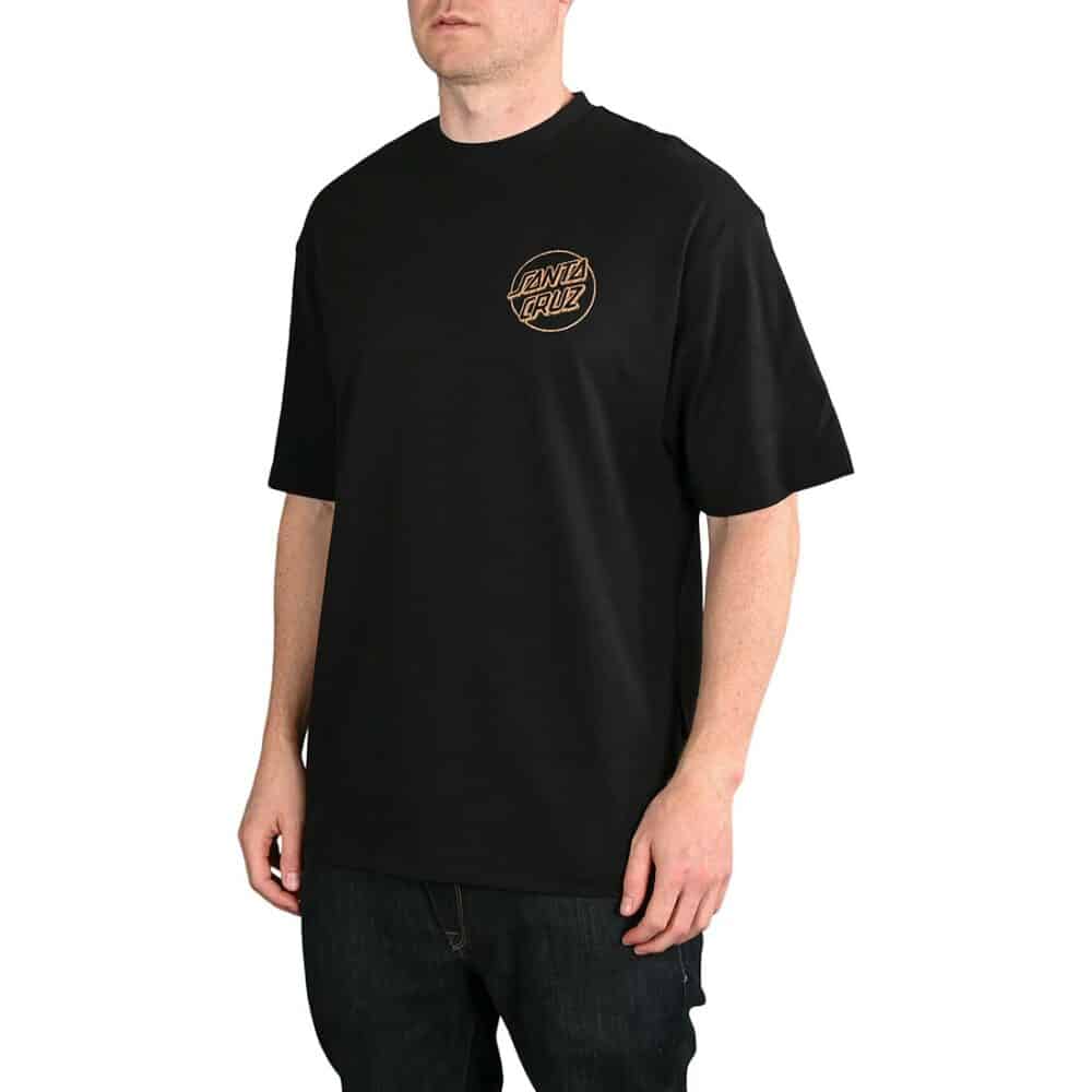 Santa Cruz Tiki Dot S/S T-Shirt - Black