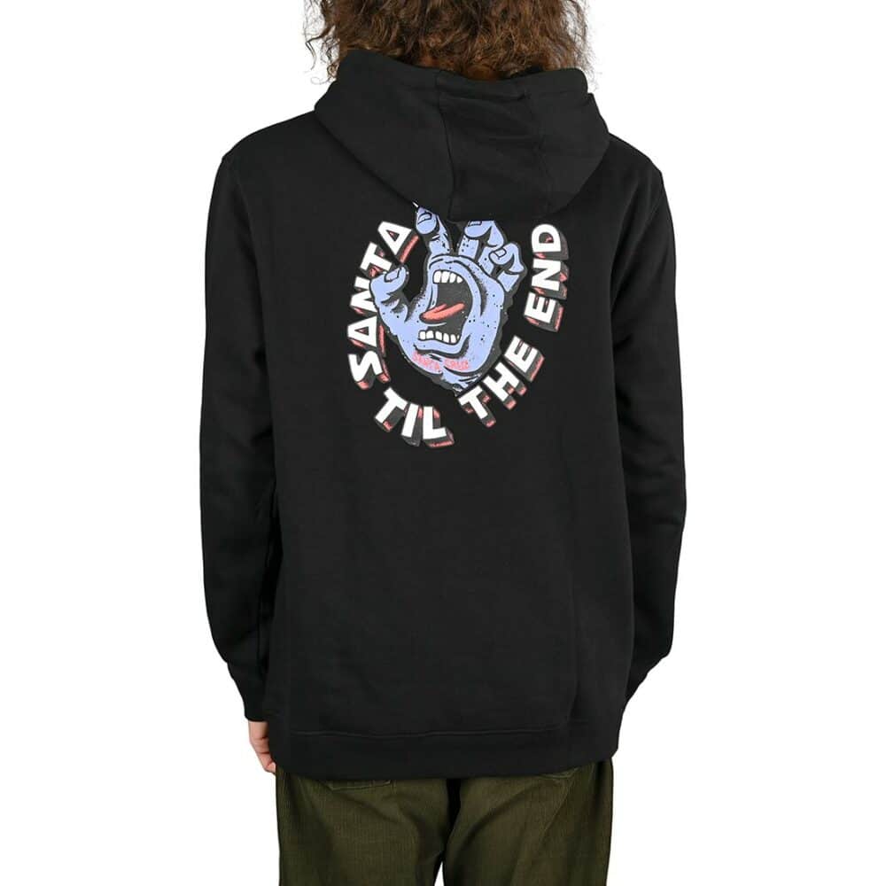 Santa Cruz Til The End Hand Pullover Hoodie - Black