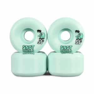 Snot Wheels Team Conical 99a 51mm Skateboard Wheels - Pale Teal