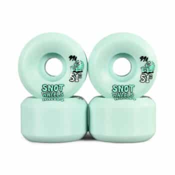 Snot Wheels Team Conical 99a 51mm Skateboard Wheels – Pale Teal