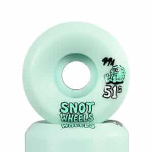 Snot Wheels Team Conical 99a 51mm Skateboard Wheels - Pale Teal