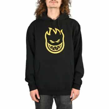 Spitfire Bighead Hoodie - Black/Gold