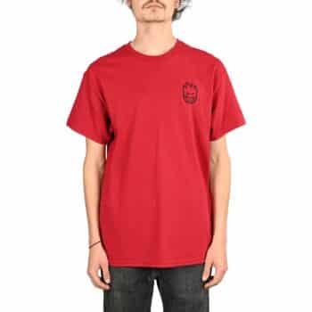 Spitfire Lil Bighead S/S T-Shirt - Cardinal/Black