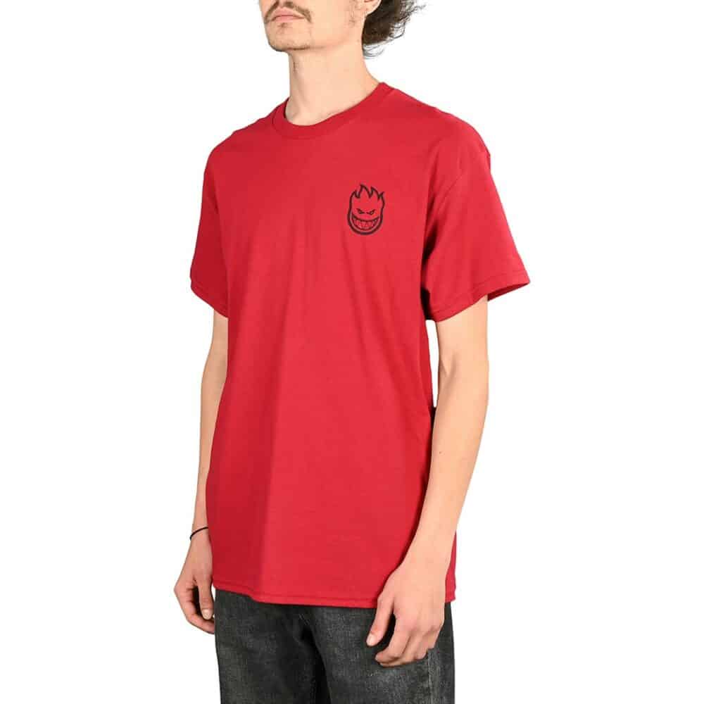 Spitfire Lil Bighead S/S T-Shirt - Cardinal/Black