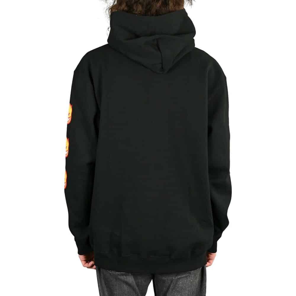 Spitfire Old E Bighead Fill Sleeve Hoodie - Black