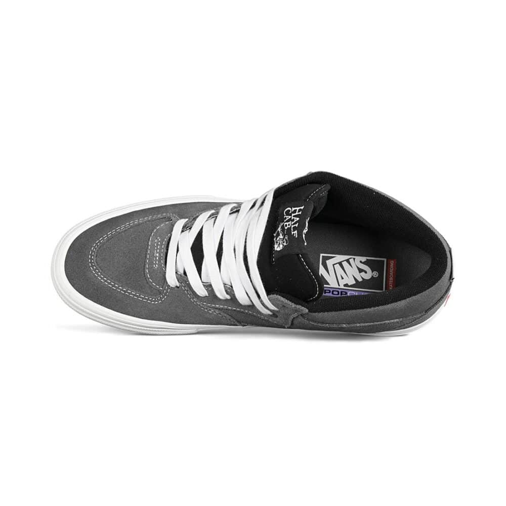 Vans Half Cab Skate Shoes - Grey/White