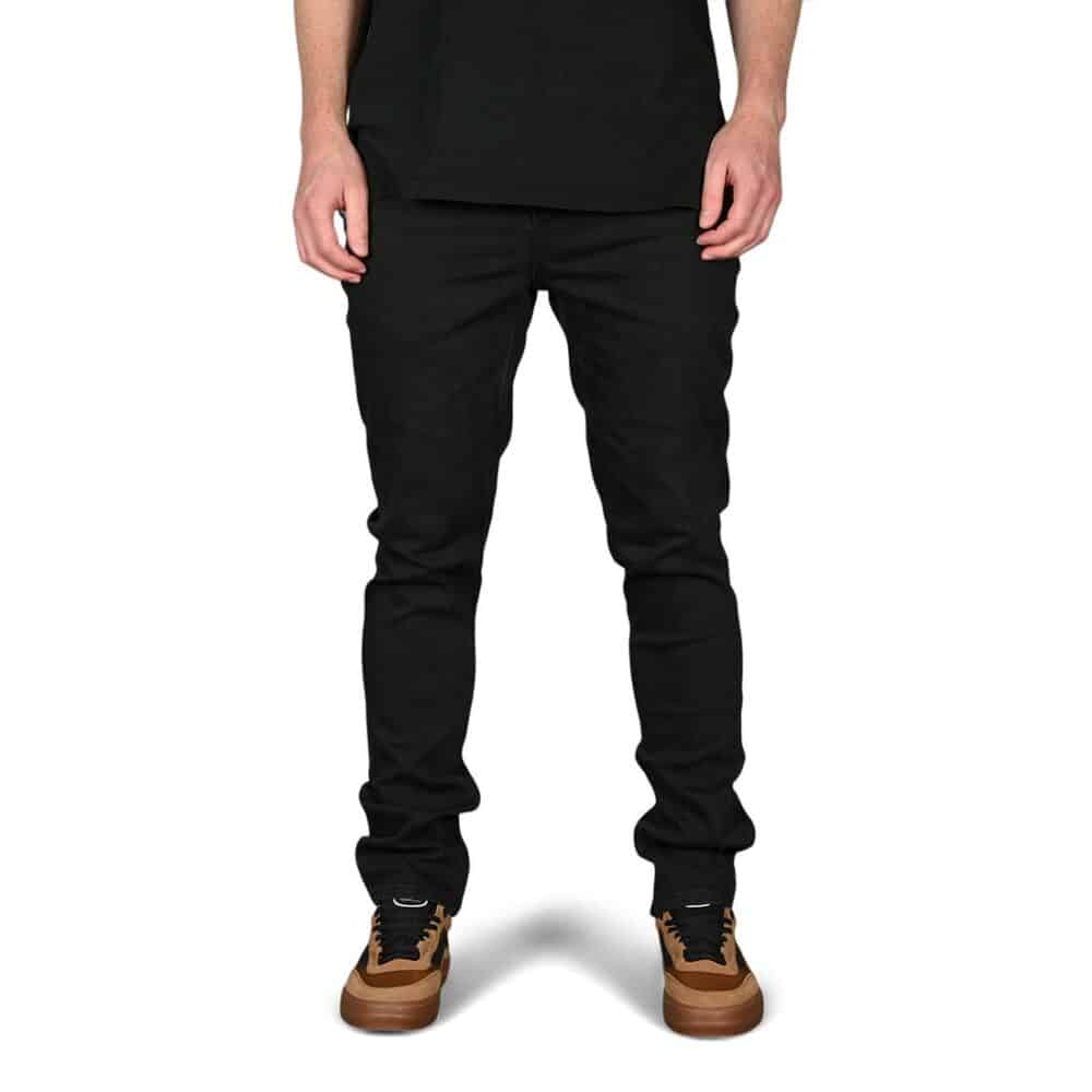 Volcom Vorta Slim Straight Jeans - Black Out