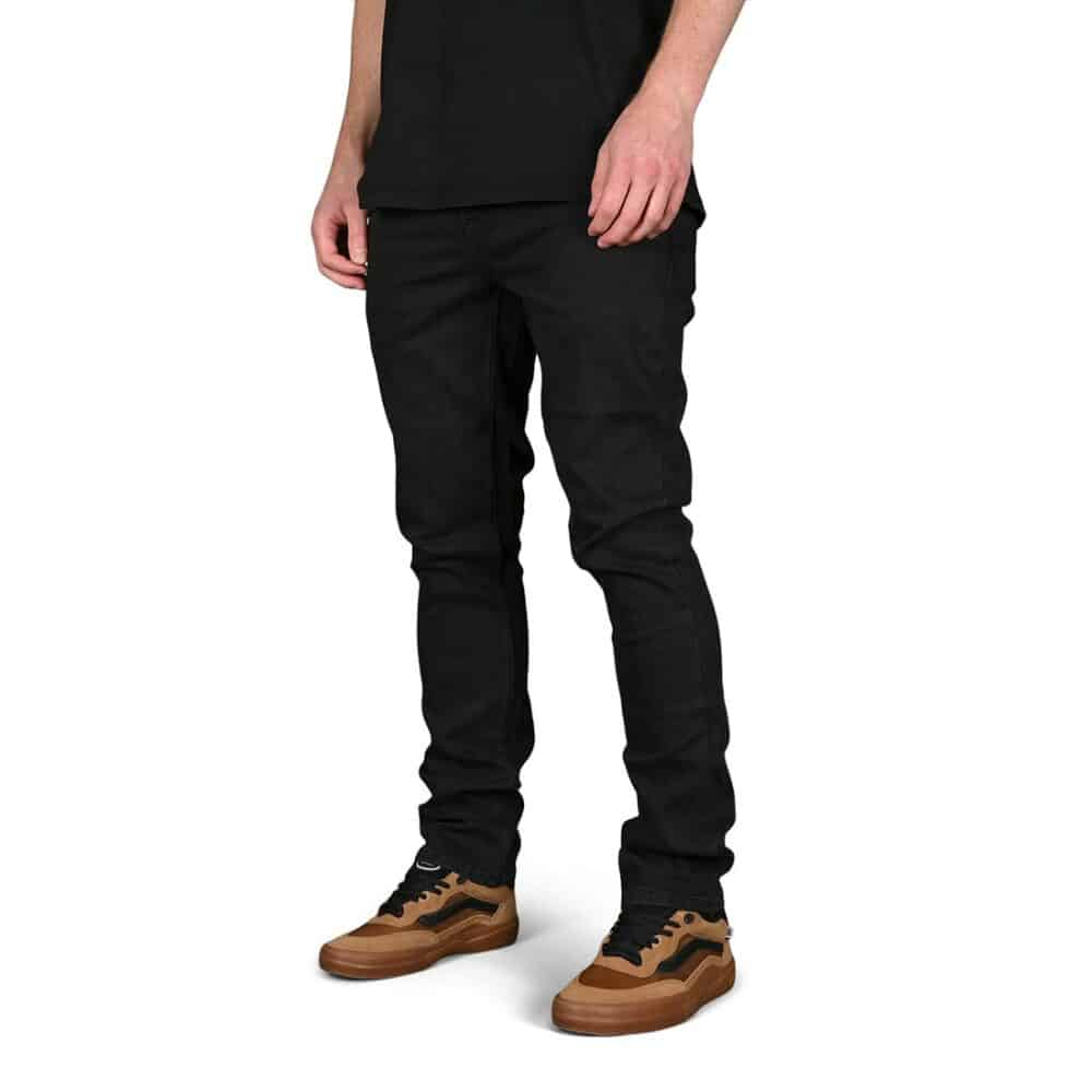 Volcom Vorta Slim Straight Jeans - Black Out