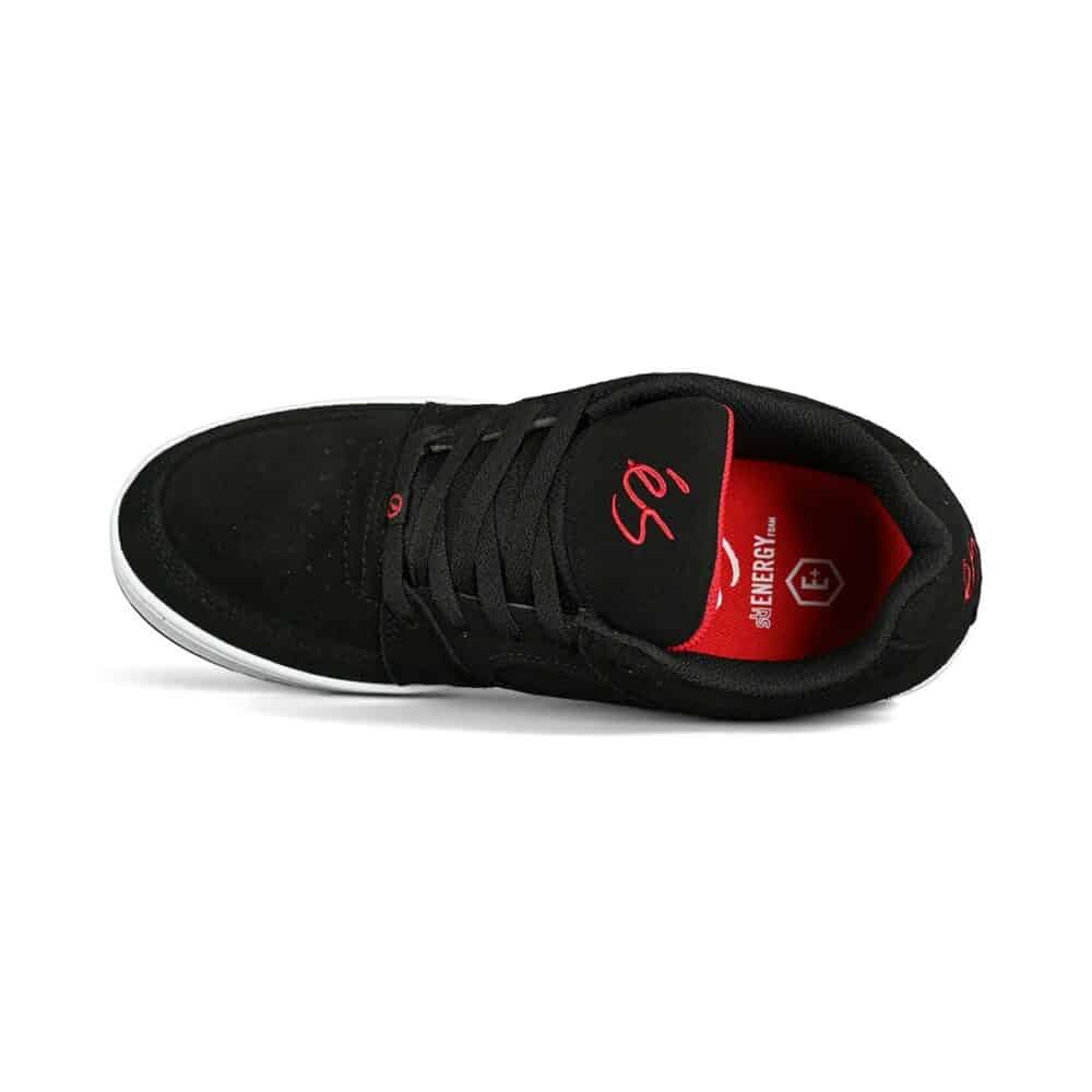 eS Accel Slim Skate Shoes - Black/Black/Red