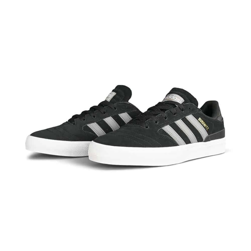 Adidas Busenitz Vulc II Skate Shoes - Core Black/Grey/Cloud White