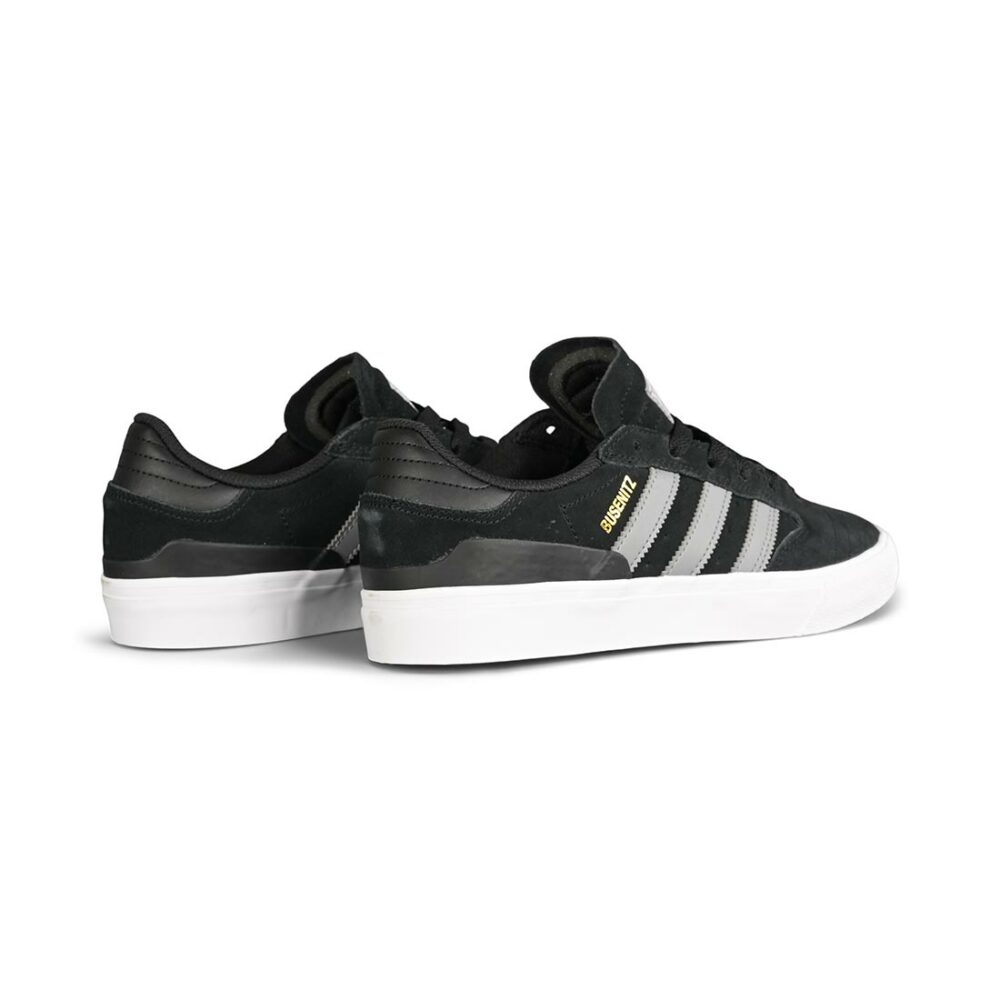 Adidas Busenitz Vulc II Skate Shoes - Core Black/Grey/Cloud White