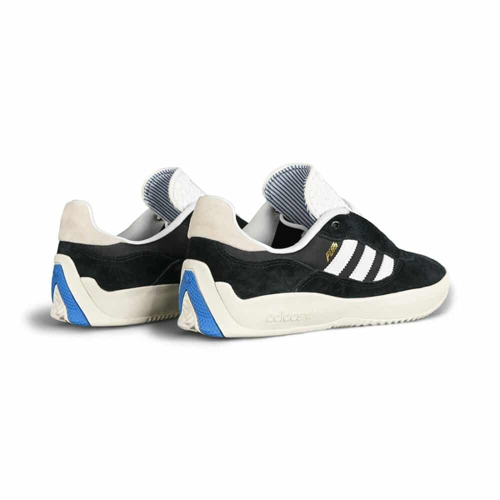 Adidas Puig Skate Shoes - Core Black/Cloud White/Blue Bird