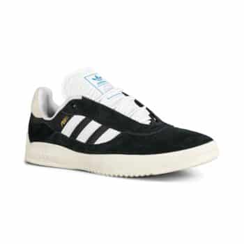 Adidas Puig Skate Shoes - Core Black/Cloud White/Blue Bird