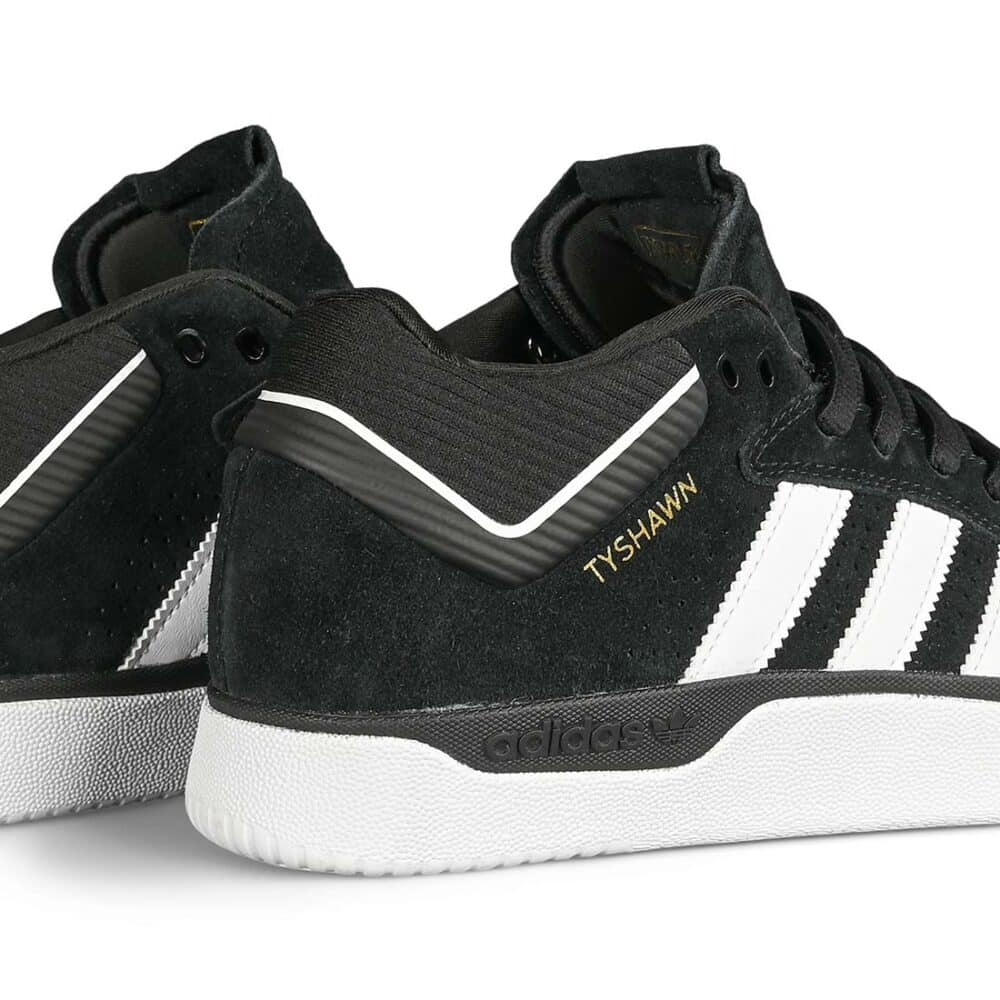 Adidas Tyshawn Skate Shoes - Core Black/Cloud White/Core Black