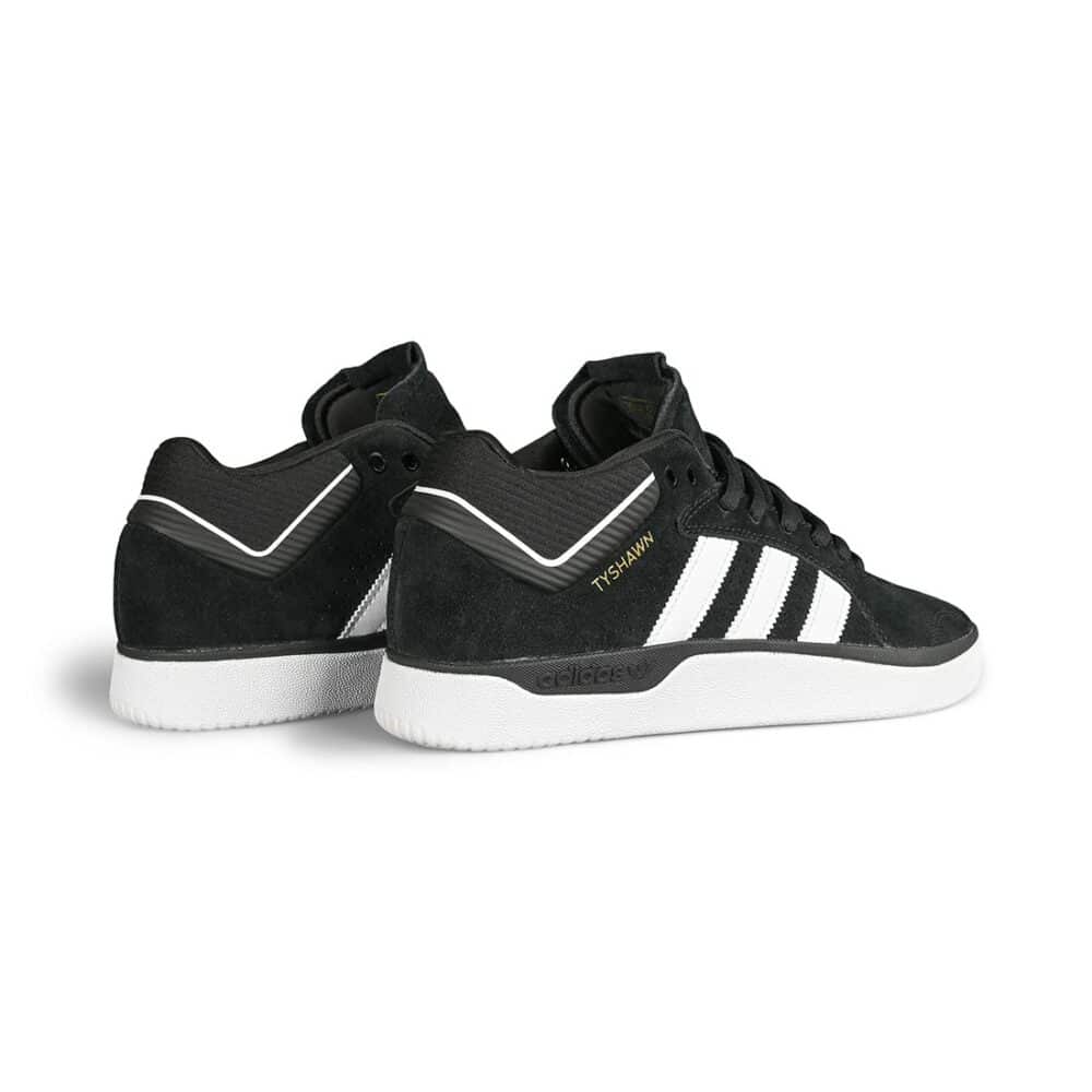 Adidas Tyshawn Skate Shoes - Core Black/Cloud White/Core Black