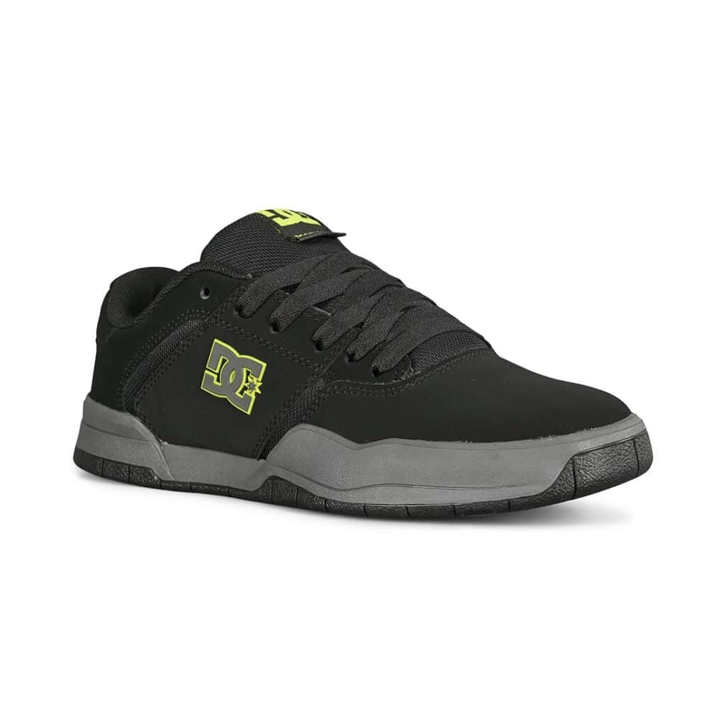 DC Central Skate Shoes Black/Grey/Green Supereight
