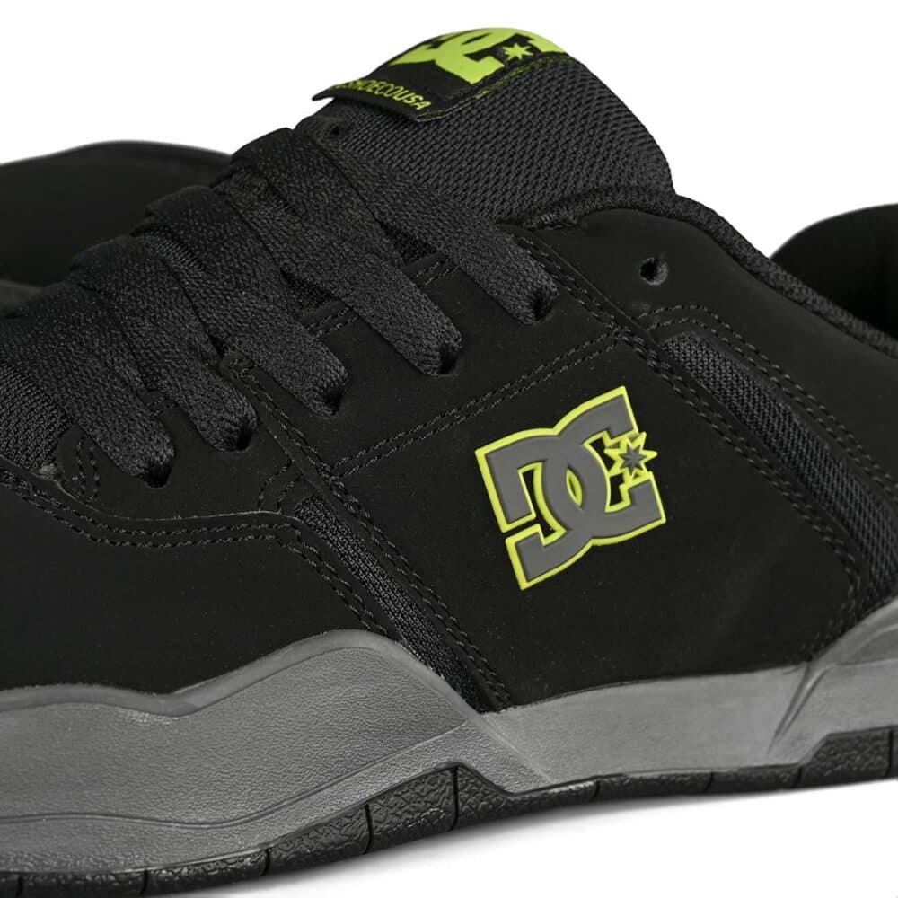 DC Central Skate Shoes - Black/Grey/Green