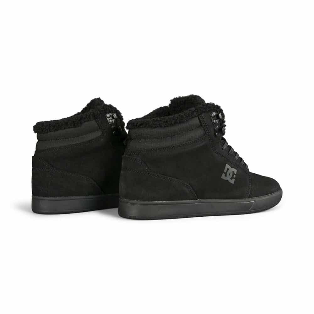 DC Crisis 2 High WNT Winterised Skate Shoes - Black/Black