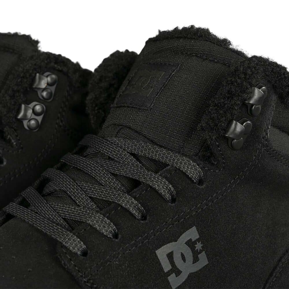 DC Crisis 2 High WNT Winterised Skate Shoes - Black/Black