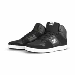 DC Cure High-Top Skate Shoes - Black/White