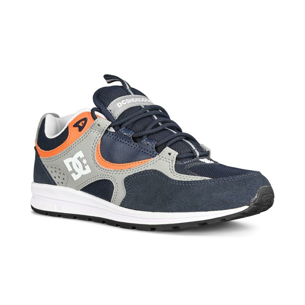 DC Kalis Lite Skate Shoes - Navy/Orange