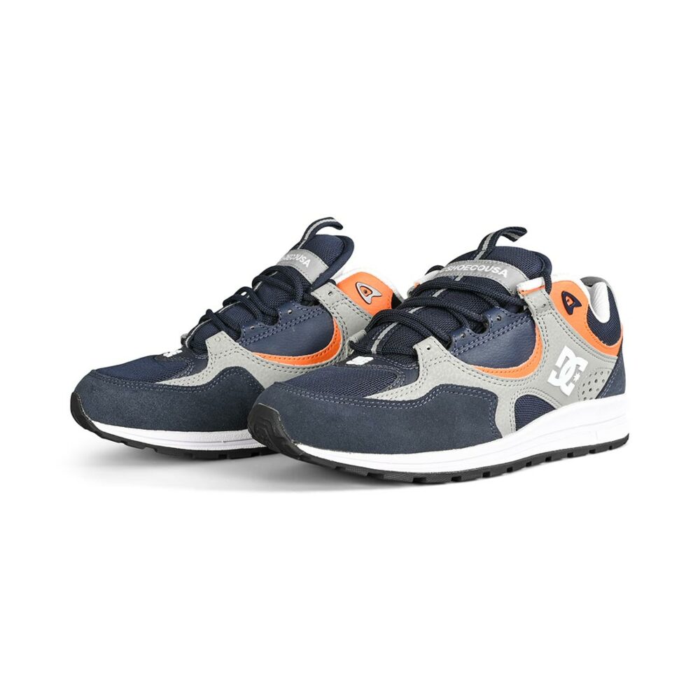 DC Kalis Lite Skate Shoes - Navy/Orange