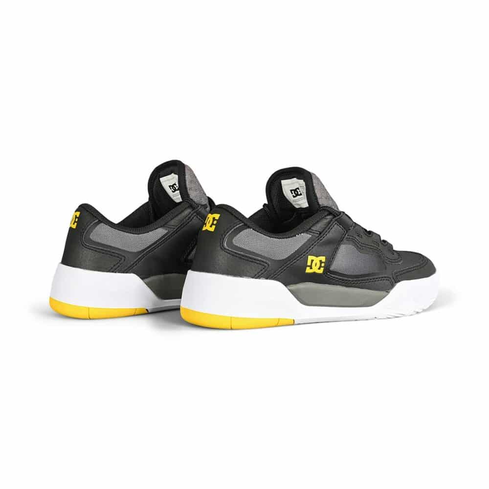 DC Metric Skate Shoes - Black/Grey/Yellow