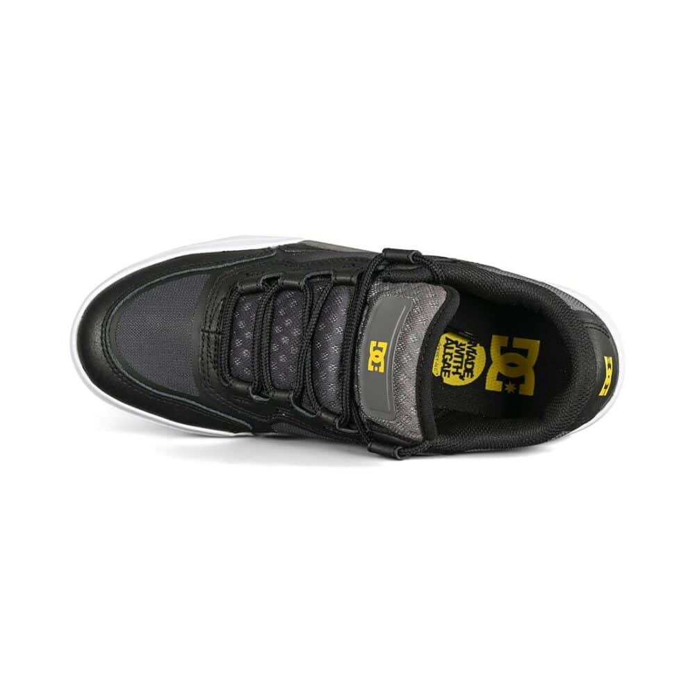 DC Metric Skate Shoes - Black/Grey/Yellow