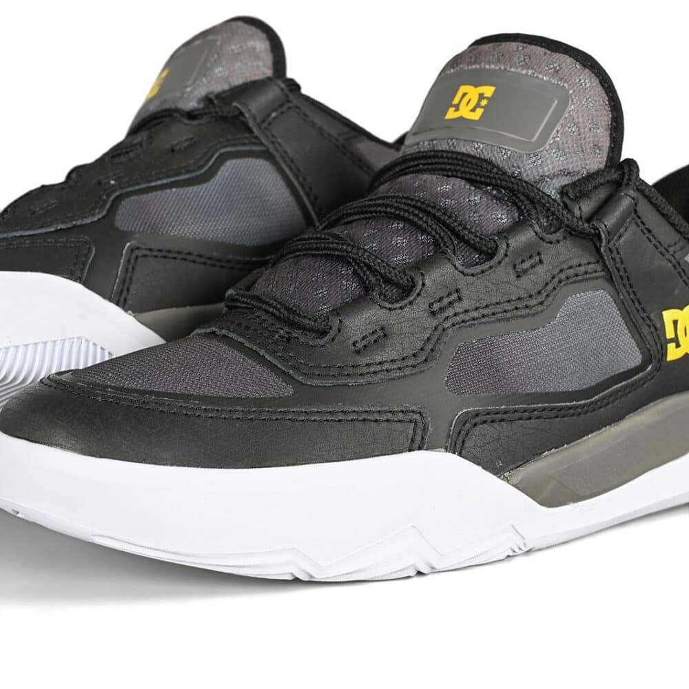 DC Metric Skate Shoes - Black/Grey/Yellow