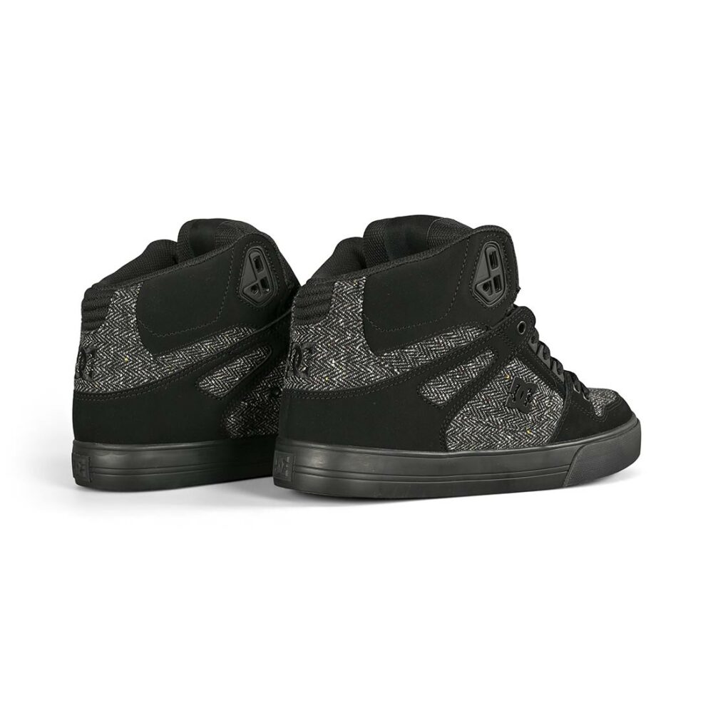 DC Pure High Top WC Shoes - Black/Black/Battleship