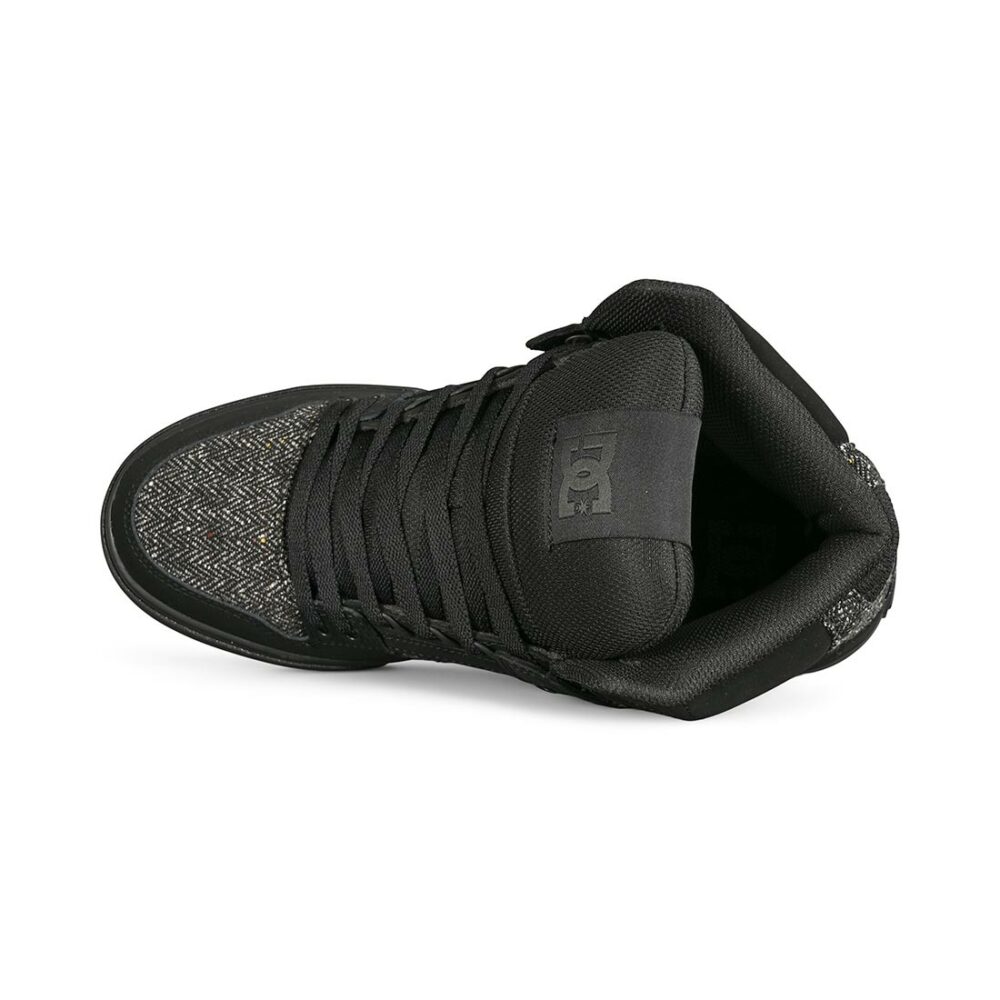 DC Pure High Top WC Shoes - Black/Black/Battleship