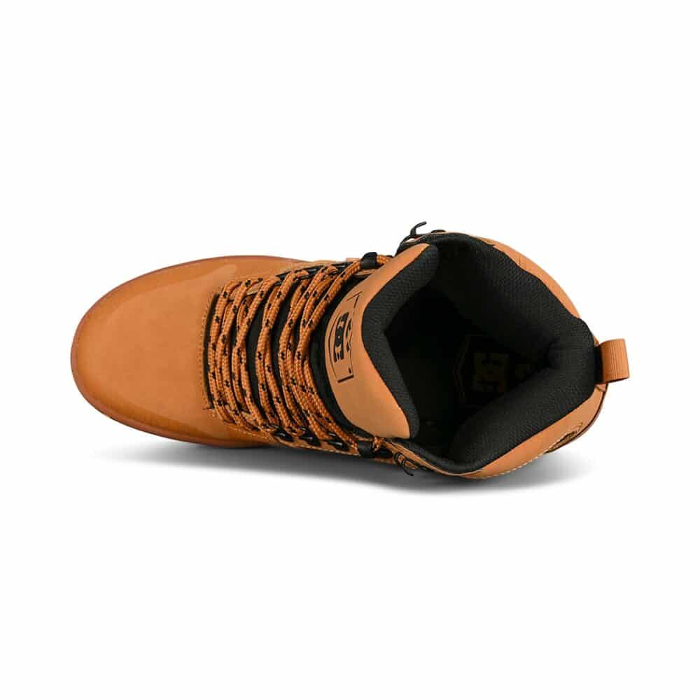 DC Pure High Top WR Lace Up Winter Boot - Wheat/Black