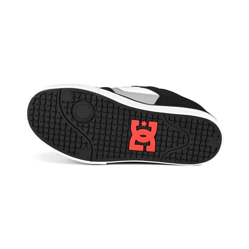 DC Pure Skate Shoes - Black/White/Grey