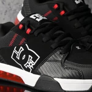DC Versatile Skate Shoes - Black/White/Athletic Red