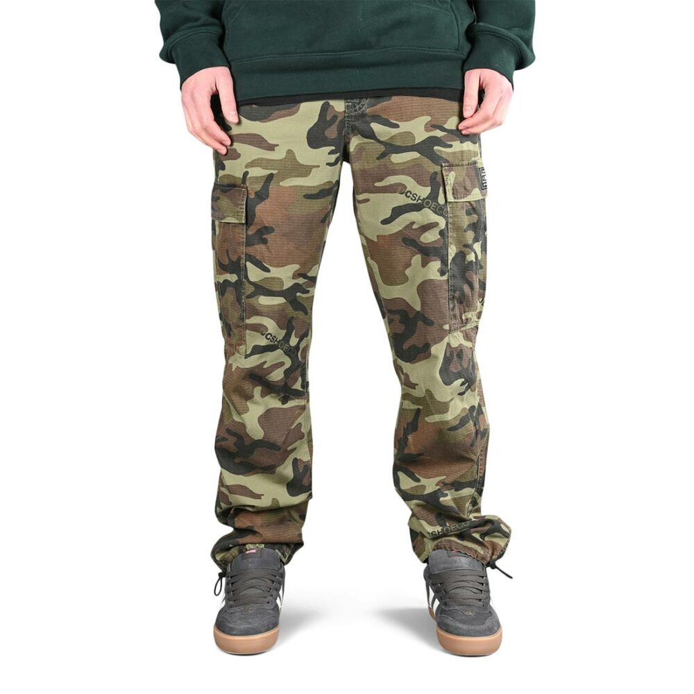 DC Warehouse 2 Cargo Pants - Woodland Camo