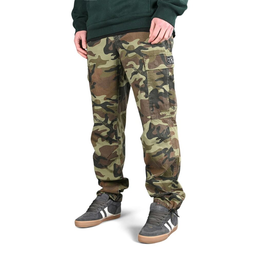 DC Warehouse 2 Cargo Pants - Woodland Camo