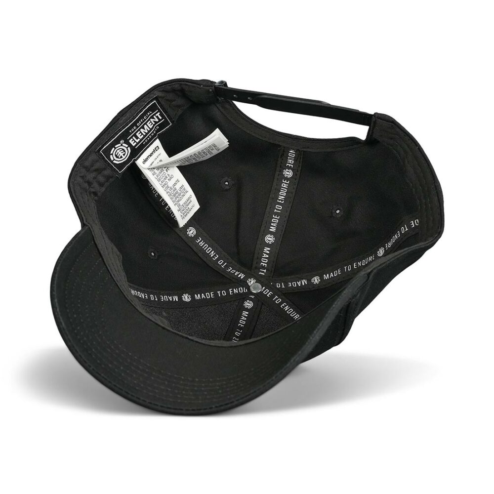 Element Treelogo Snapback Cap - Flint Black