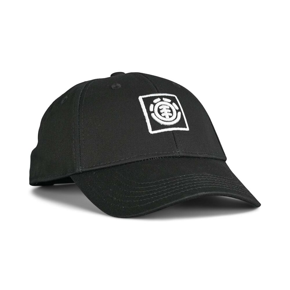 Element Treelogo Snapback Cap - Flint Black