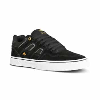 Emerica Tilt G6 Vulc Skate Shoes - Black/White/Gold