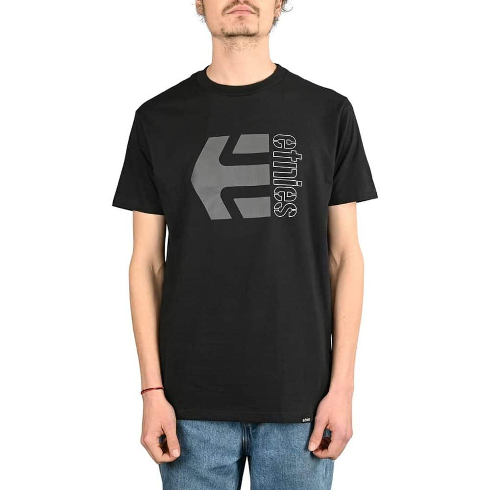 Etnies Corp Combo S/S T-Shirt - Black/Grey/White