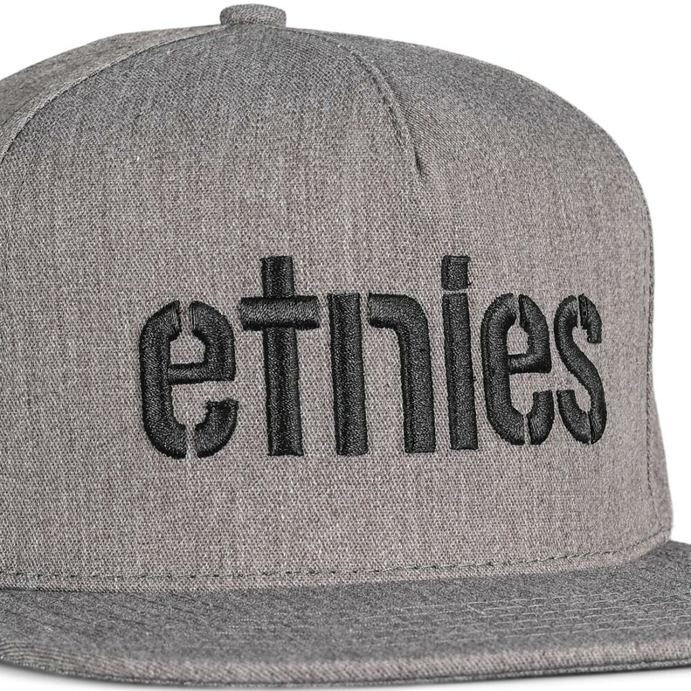 Etnies Corp Snapback Cap – Charcoal/Heather