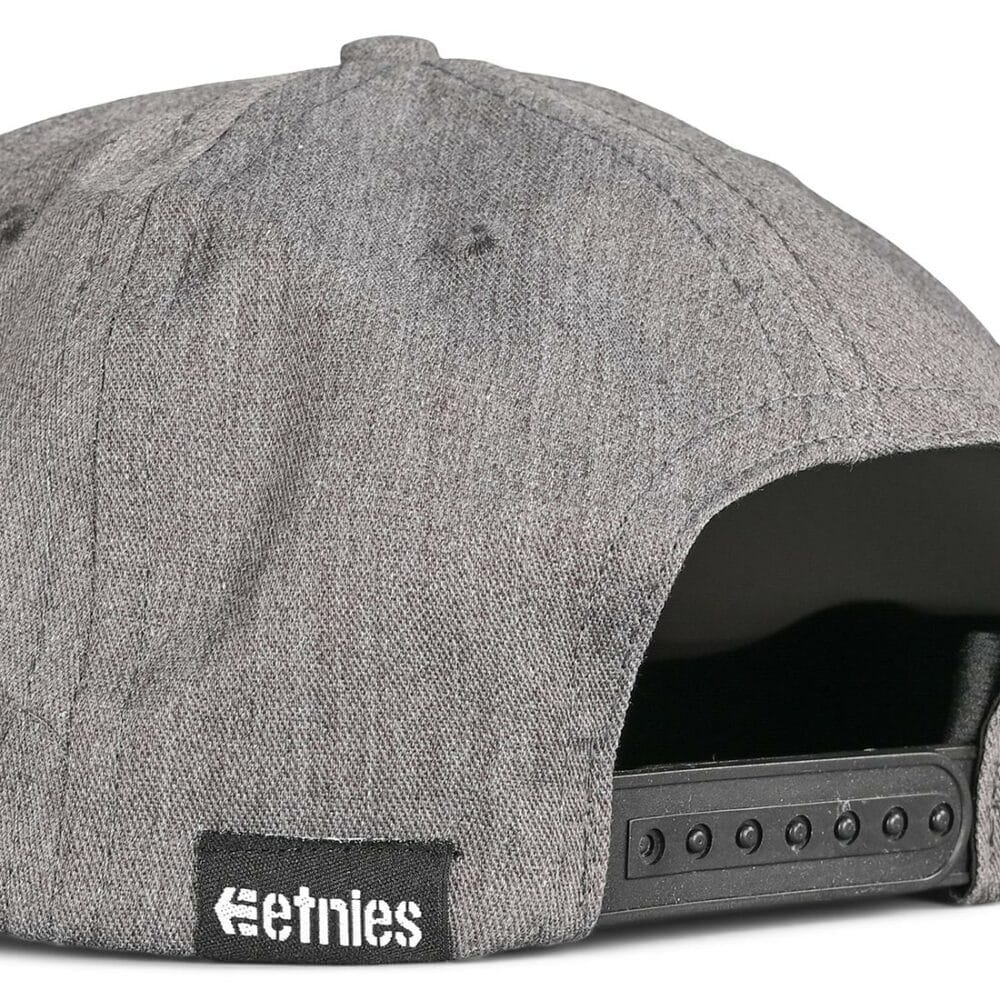 Etnies Corp Snapback Cap – Charcoal/Heather