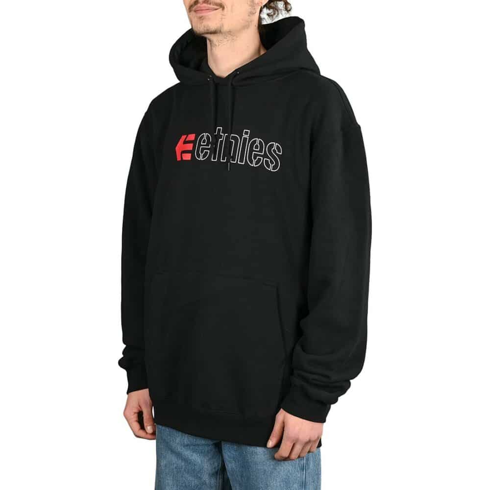 Etnies Ecorp Pullover Hoodie - Black/Red/White