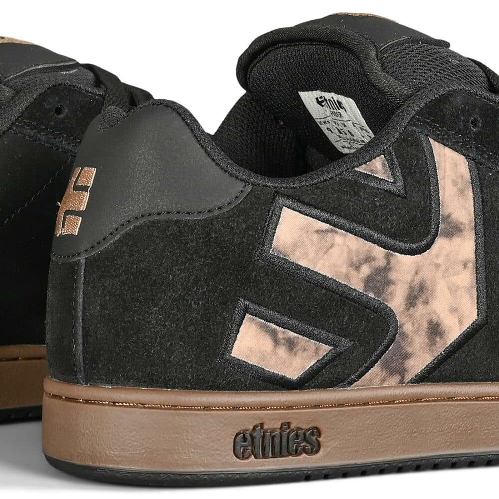 Etnies Fader Skate Shoes - Black/Gum