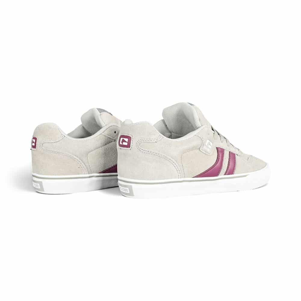 Globe Encore 2 Skate Shoes - Grey-Burgundy